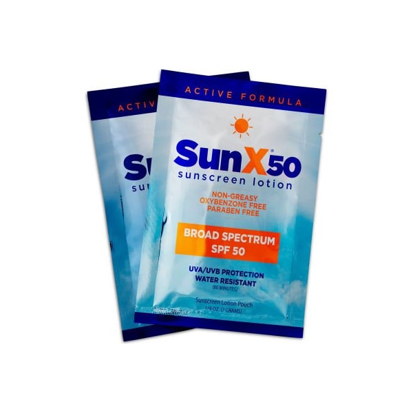 CoreTex Sun X 50 Sunscreen Lotion, SPF 50 Lotion, Pouch, 300/Case